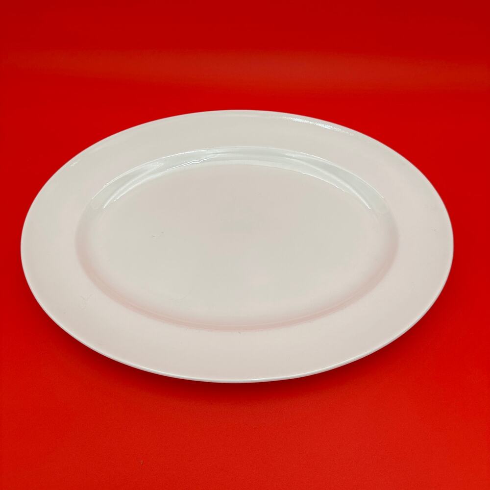 Wedgwood White (Bone) Oval Serving Platter 15 Inch Turkey Bone China